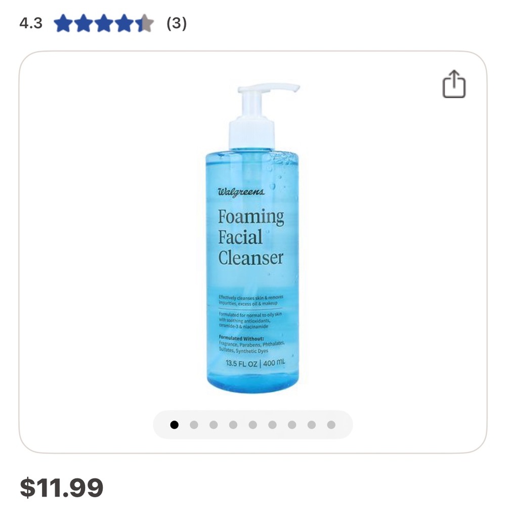 Purifying Cleanser | gel glycolic acid 6.8 fl oz | (nwt) / the blue set
